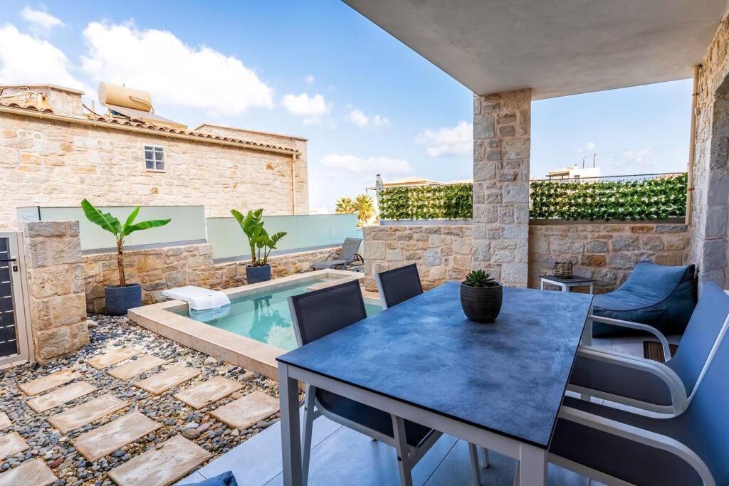 Zefyros Suite , Seafront Retreat ! Pánormos المظهر الخارجي الصورة