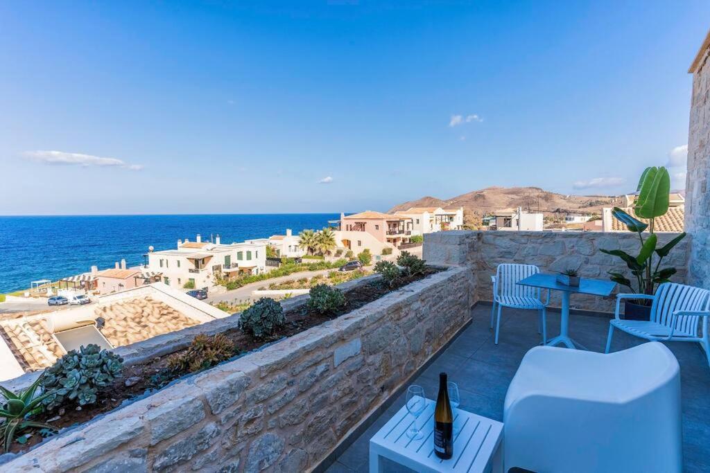Zefyros Suite , Seafront Retreat ! Pánormos المظهر الخارجي الصورة