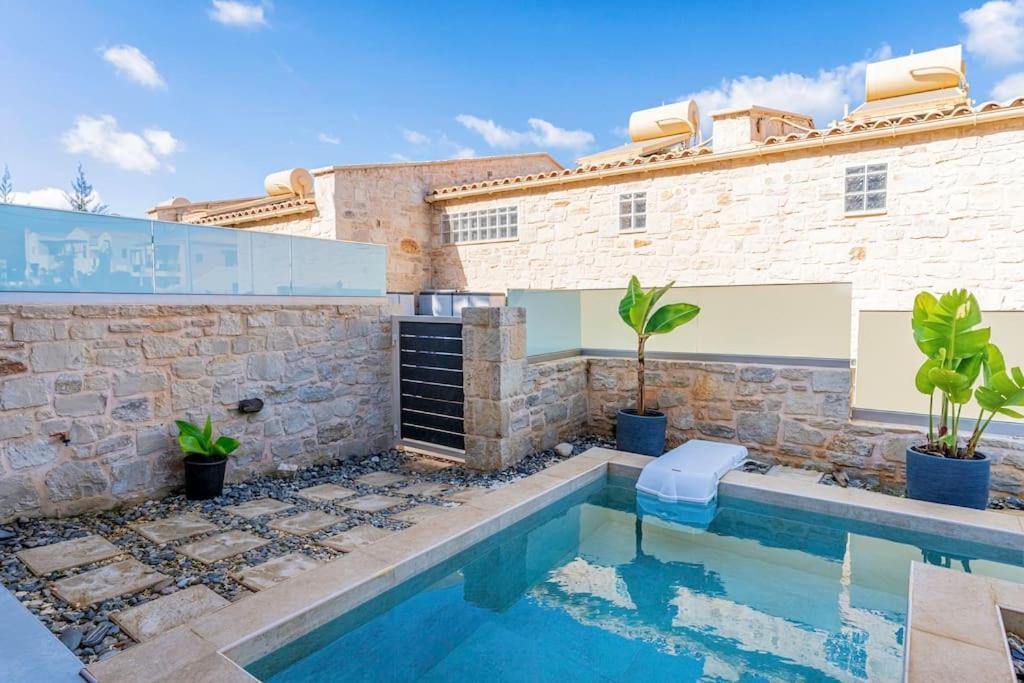 Zefyros Suite , Seafront Retreat ! Pánormos المظهر الخارجي الصورة