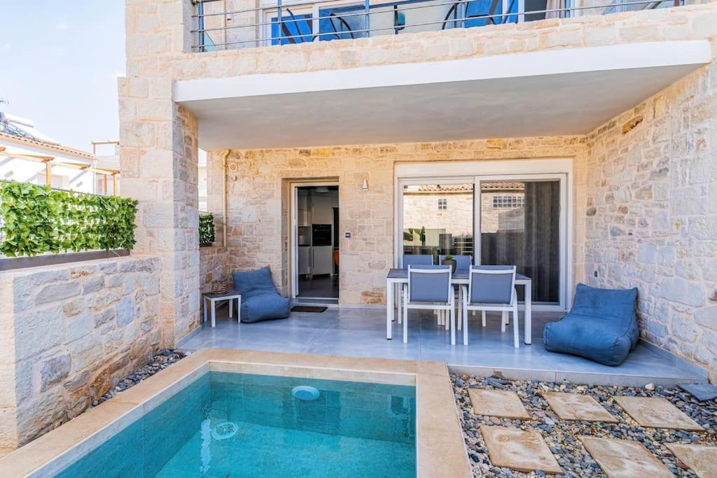 Zefyros Suite , Seafront Retreat ! Pánormos المظهر الخارجي الصورة